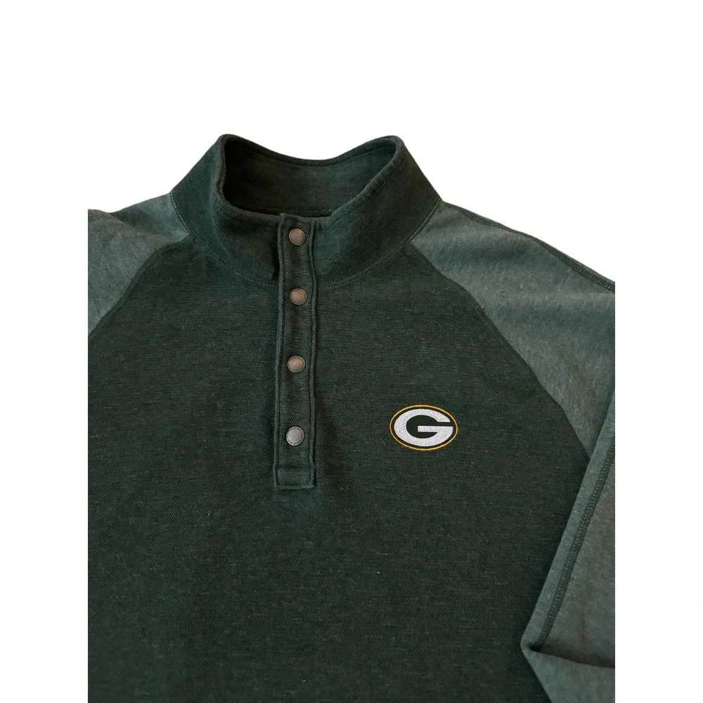 Tommy Bahama Green Bay Packers 4 Button Sweater XL‎